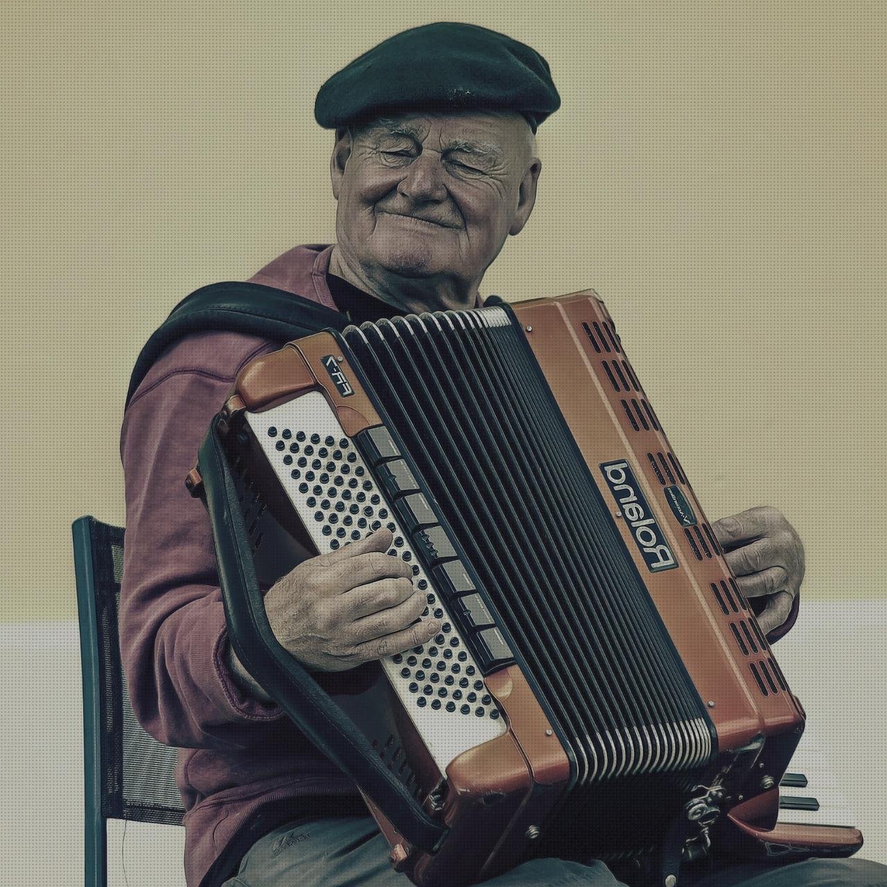 Review de acordeon de plástico rojo