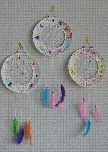 Review de atrapasueños con platos de plástico