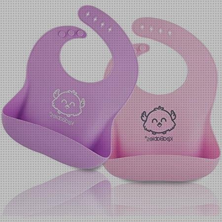 Las mejores marcas de caja plastico niños baberos silicona para niños