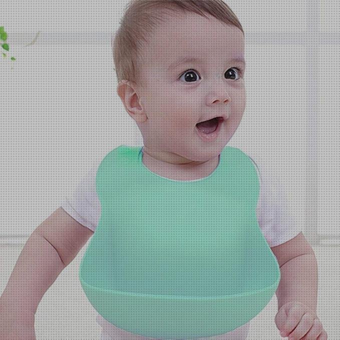 Las mejores caja plastico niños baberos silicona para niños