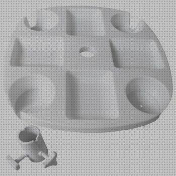 Las mejores caja plástico compartimentos tapes de silicona flexibles pack de 12 elastico de silicona bandeja redonda de plástico con compartimentos