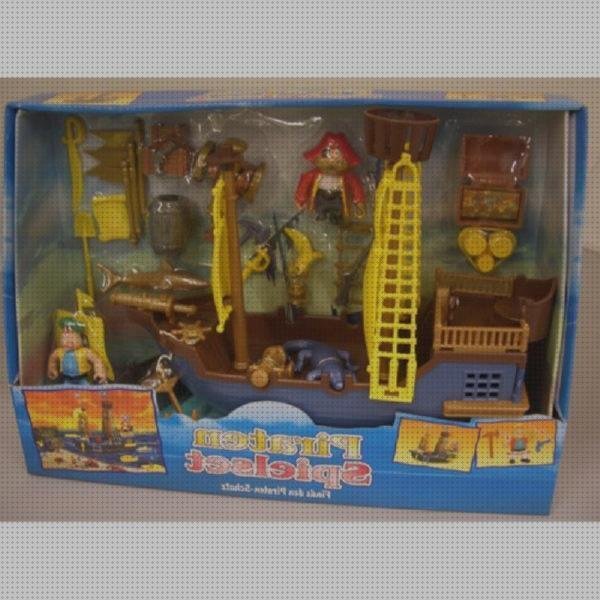 Las mejores barco de jugete de plástico tubitos de silicona caliente figuras con tubitos de plástico barco pirata de jugete de plástico