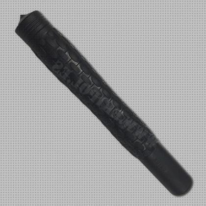 Las mejores baston plástico negro tapes de silicona flexibles pack de 12 elastico de silicona baston defensa extensible policarbonato
