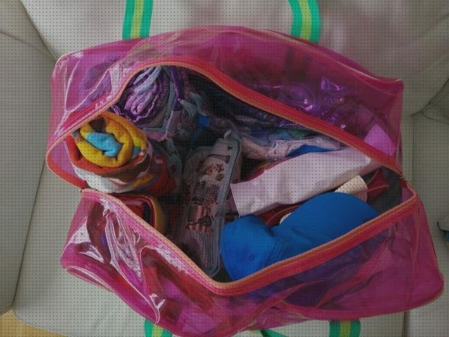Review de bolso grande playa de plastico
