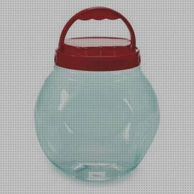 ¿Dónde poder comprar botes bote plástico rojo con asa?