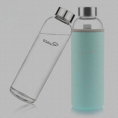 ¿Dónde poder comprar botella agua cristal silicona botellas botella de agua de cristal con funda de silicona barata?