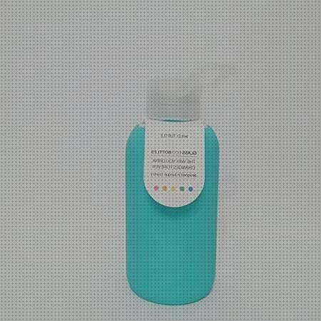 Review de botella de agua de cristal con funda de silicona barata