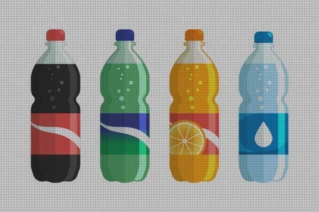 Las mejores marcas de botellas botella de plastico vector