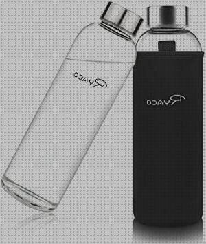 Review de botella de vidrio con funda de silicona tatay