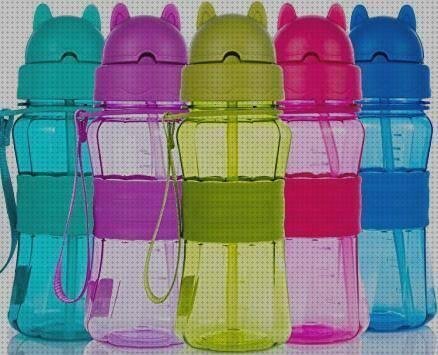 Las mejores marcas de botella agua plástico botellas botellas de agua de plástico duro con pajita