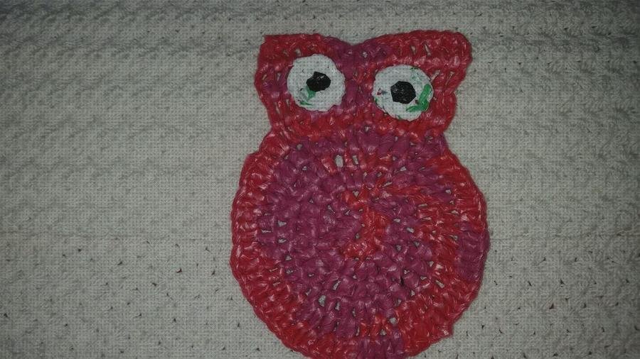 Las mejores hojas plástico buhos con bilsas de plástico y hojas secas