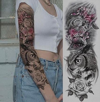 Review de buhos con bilsas de plástico y hojas secas