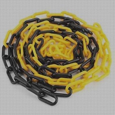 Las mejores ataduras de plástico cadena de plástico amarilla y negra