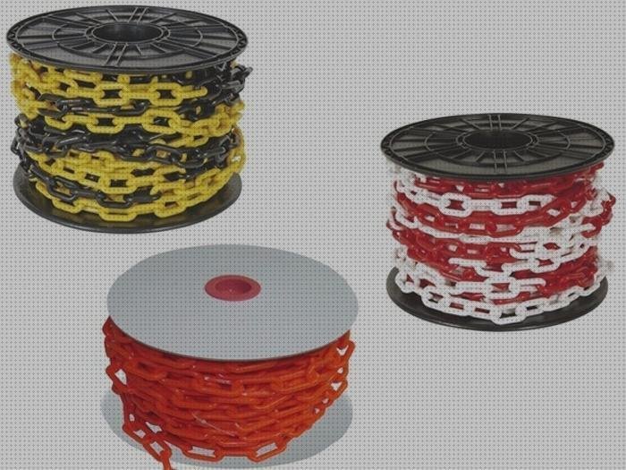 ¿Dónde poder comprar ataduras de plástico cadenas de plástico rojo y negro?