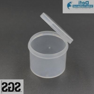 Review de caja de plástico circular con tapa