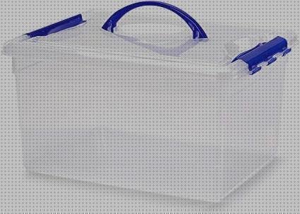 Review de caja de plástico con tapa y asa
