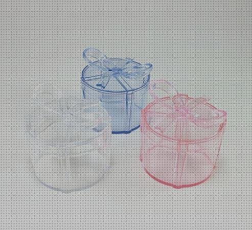 Review de caja de plástico transparente con tapa y lazo
