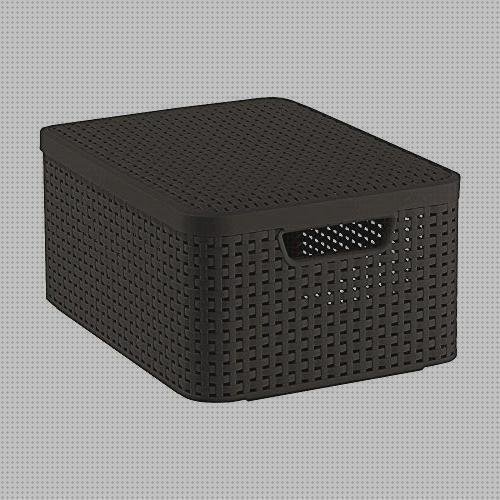 Opiniones de las 25 mejores Cajas De Plásticos Efectos Mimbres Con Tapas
