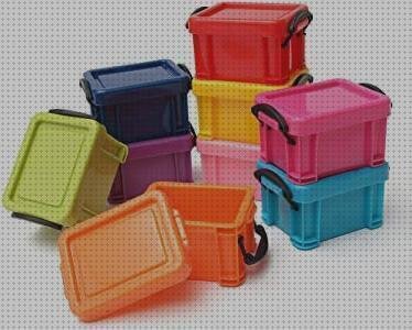 Review de cajitas organizadoras de plástico transparente con tapa