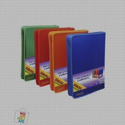 Las mejores carpetas plástico carpeta de plástico con asa y cremallera