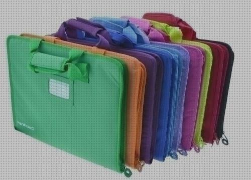 Review de carpeta de plástico con asa y cremallera