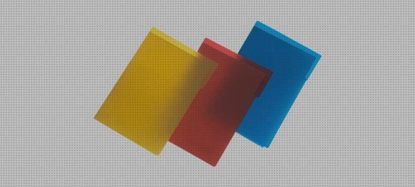 Review de carpeta sobre plástico colores