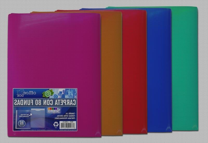 Las mejores fundas carpetas con fundas de plástico transparentes