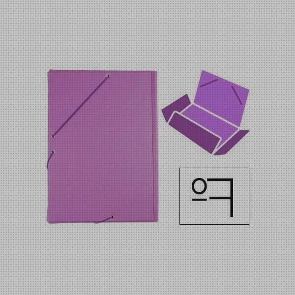 Review de carpetas con gomas plástico colores