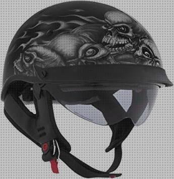 Review de casco de policarbonato con calaveras