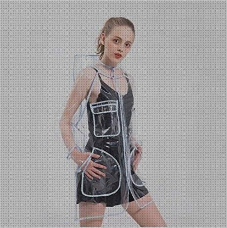 Review de chaqueta de plastico transparente