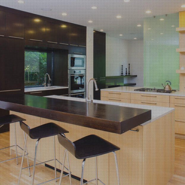 Las mejores marcas de cocinita plástico cocina melamina haya encimera negra