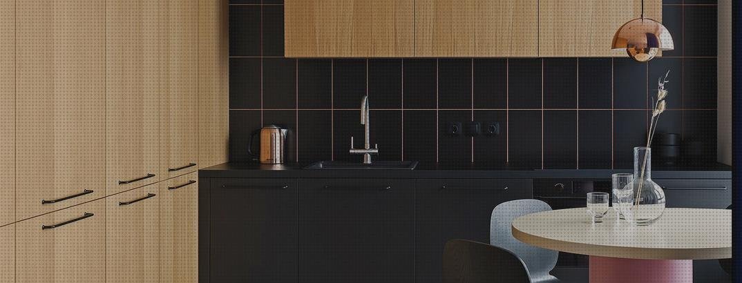 Las mejores cocinita plástico cocina melamina haya encimera negra