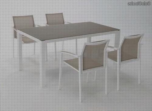 Review de conjunto de mesa sillas terraza de plástico
