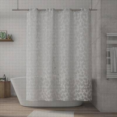 Las mejores cortina plástico cortinas de baño con plástico y tela