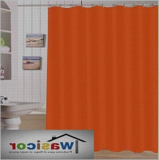 Review de cortinas de baño con plástico y tela