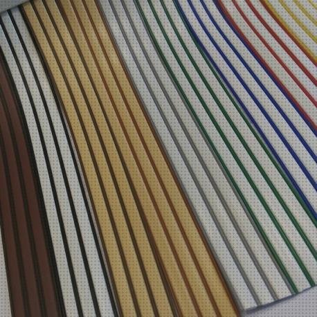 Review de cortunas de tiras de plastico colores
