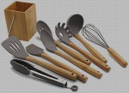 Review de cubiertos silicona y madera