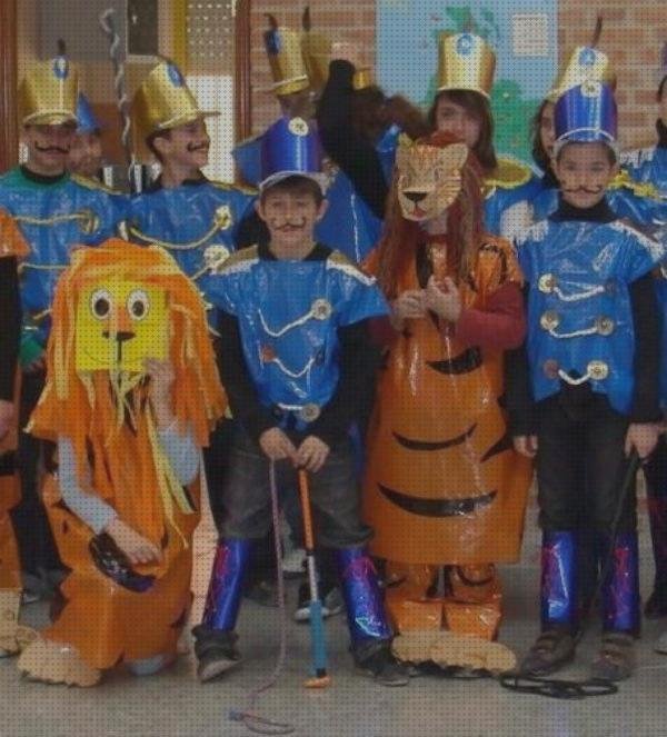 Review de disfraz de domador con bolsas de plástico