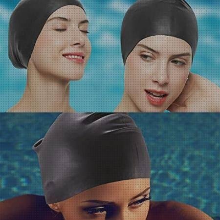 Las mejores gorro plastico mujer tapes de silicona flexibles pack de 12 elastico de silicona gorro silicona de mujer
