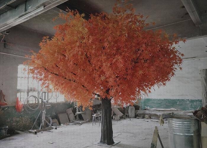 Review de hojas de arbol de plastico