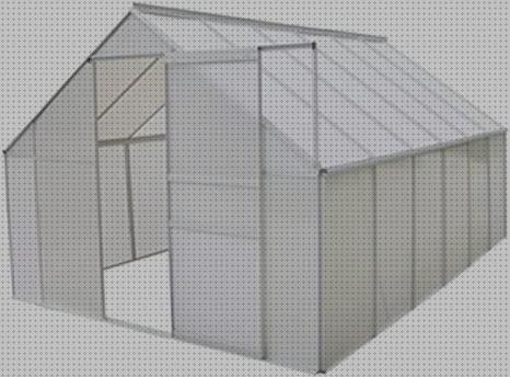 Review de invernadero policarbonato y aluminio fuertes vientos
