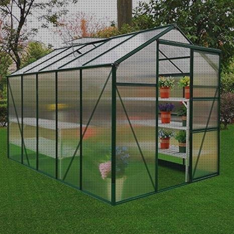 Review de invernaderos de aluminio y policarbonato transparentes