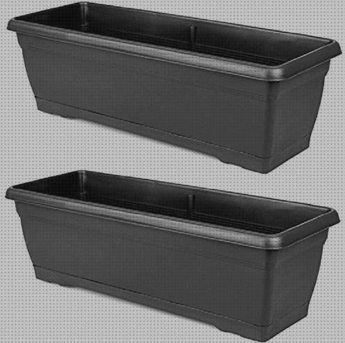 Review de macetas rectangulares grandes de plástico