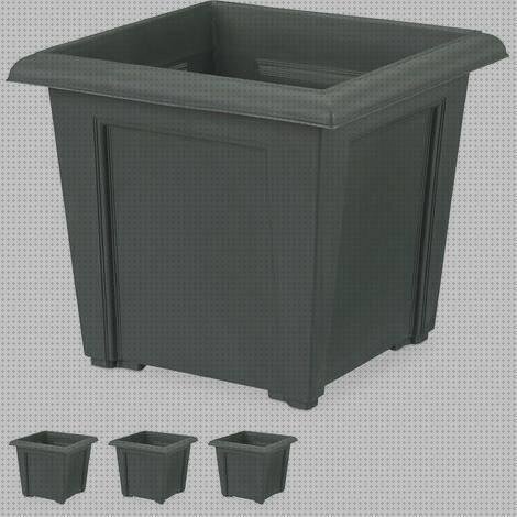 ¿Dónde poder comprar maceteros maceteros de plastico cuadrados?