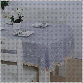 Mantel de Mesa Combinación de Algodón y Poliéster Mistral Home Mantel Antimanchas Rectangular Beige Protección Moderna para su Mesa 150 x 250 cm Lavable en Lavadora