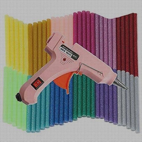 Review de pistola de silicona rosa