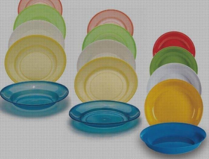 Análisis de los 12 mejores Platos De Colores De Plásticos