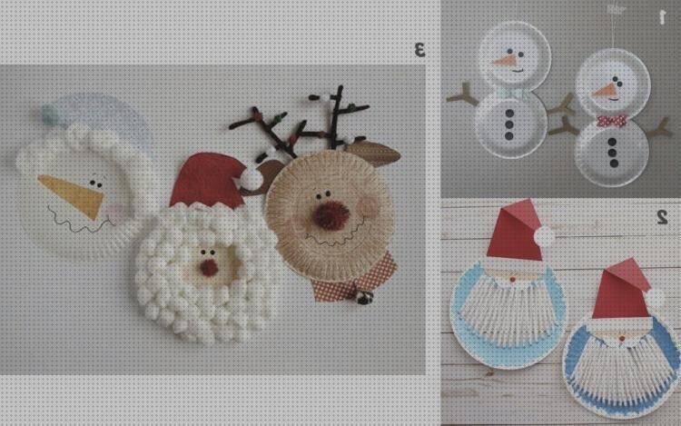 Las mejores platos platos de plastico decorados de navidad