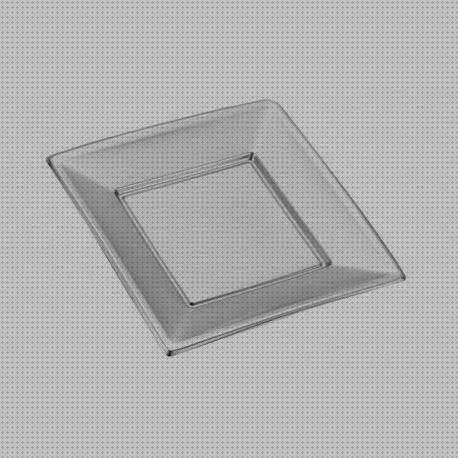 ¿Dónde poder comprar platos platos de plastico plateados?