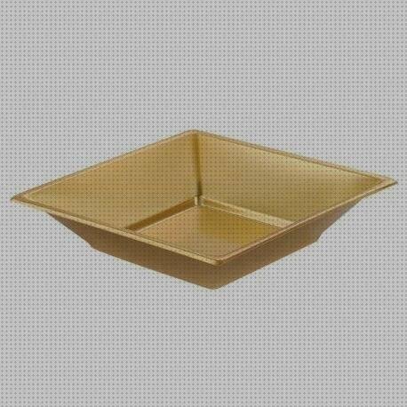 Las mejores marcas de platos platos dorados de plastico